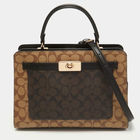 Coach Monogram Carryall Purse - Picture 1 of 9